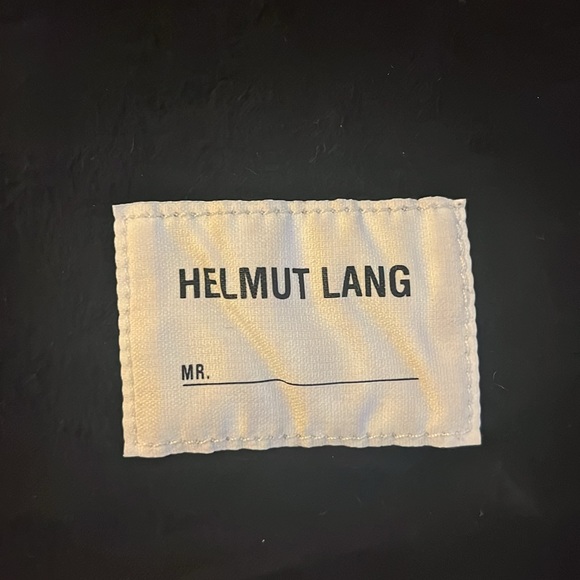 Helmut Lang Faux Sherpa Collar Denim Jacket - Black - Picture 11 of 11